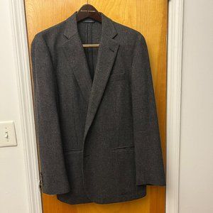 Brooks Brothers 1818 Grey Herringbone Wool/Cashmere Sport Coat